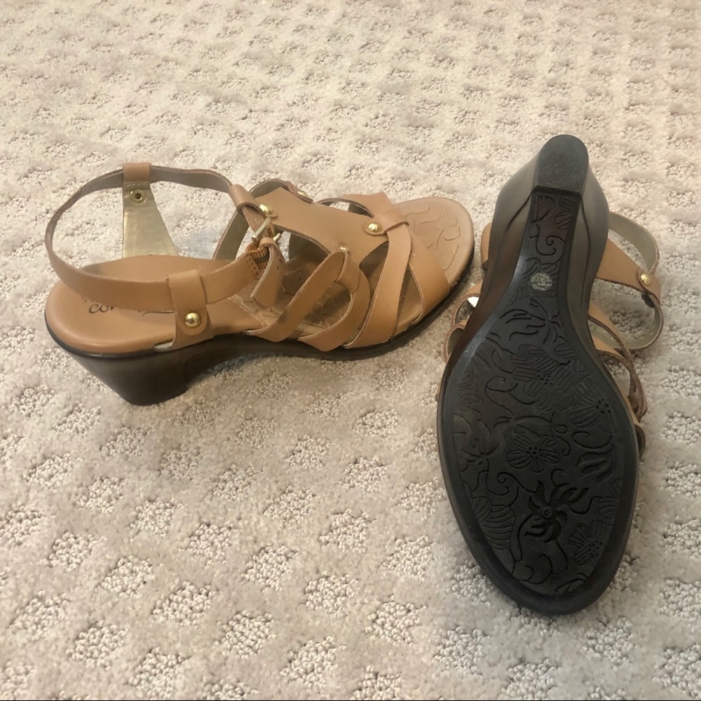 Strappy Wedge Sandals